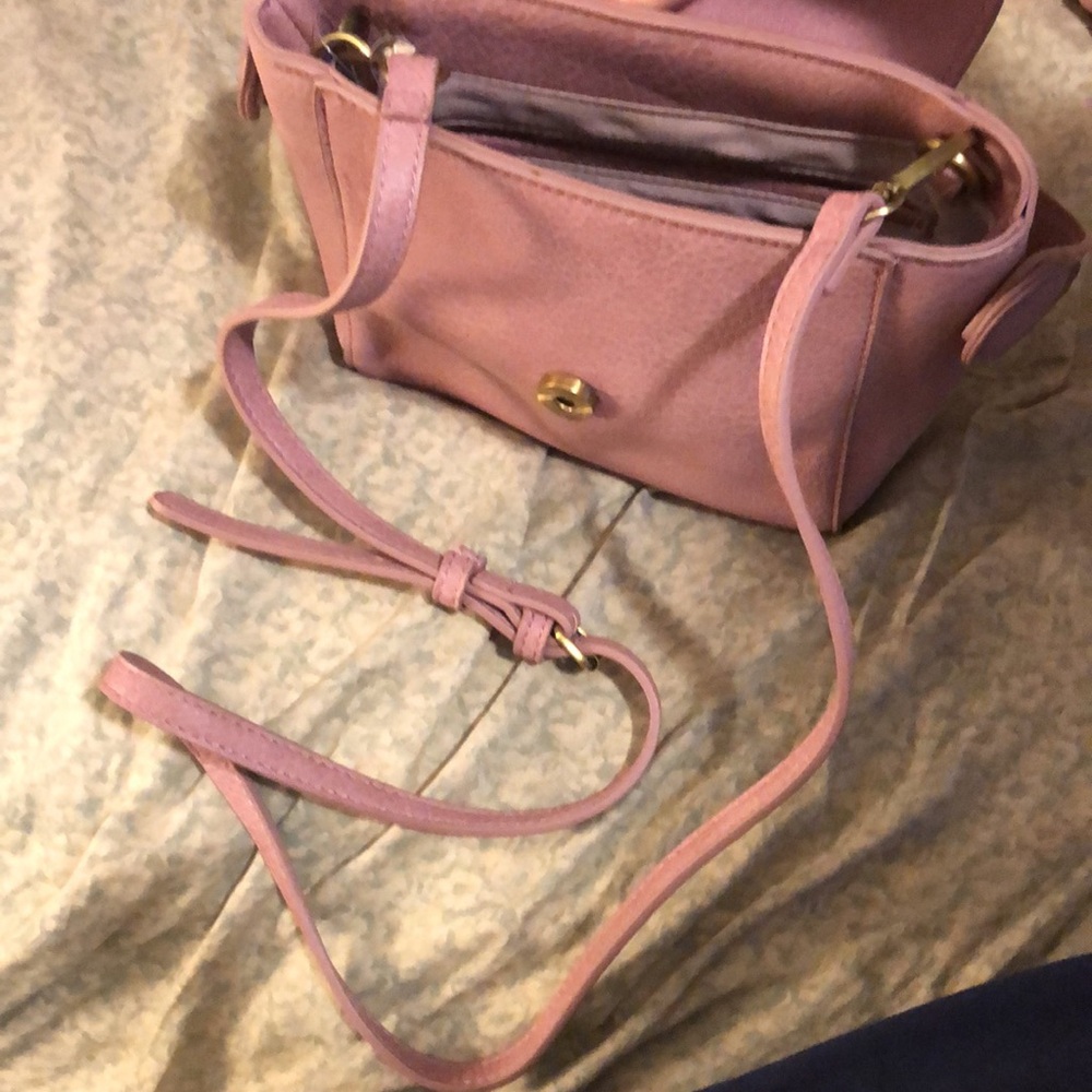 Free People! Carrie Circle Crossbody Leather Bag In Lavender/Lilac NWOT! - Picture 7 of 8